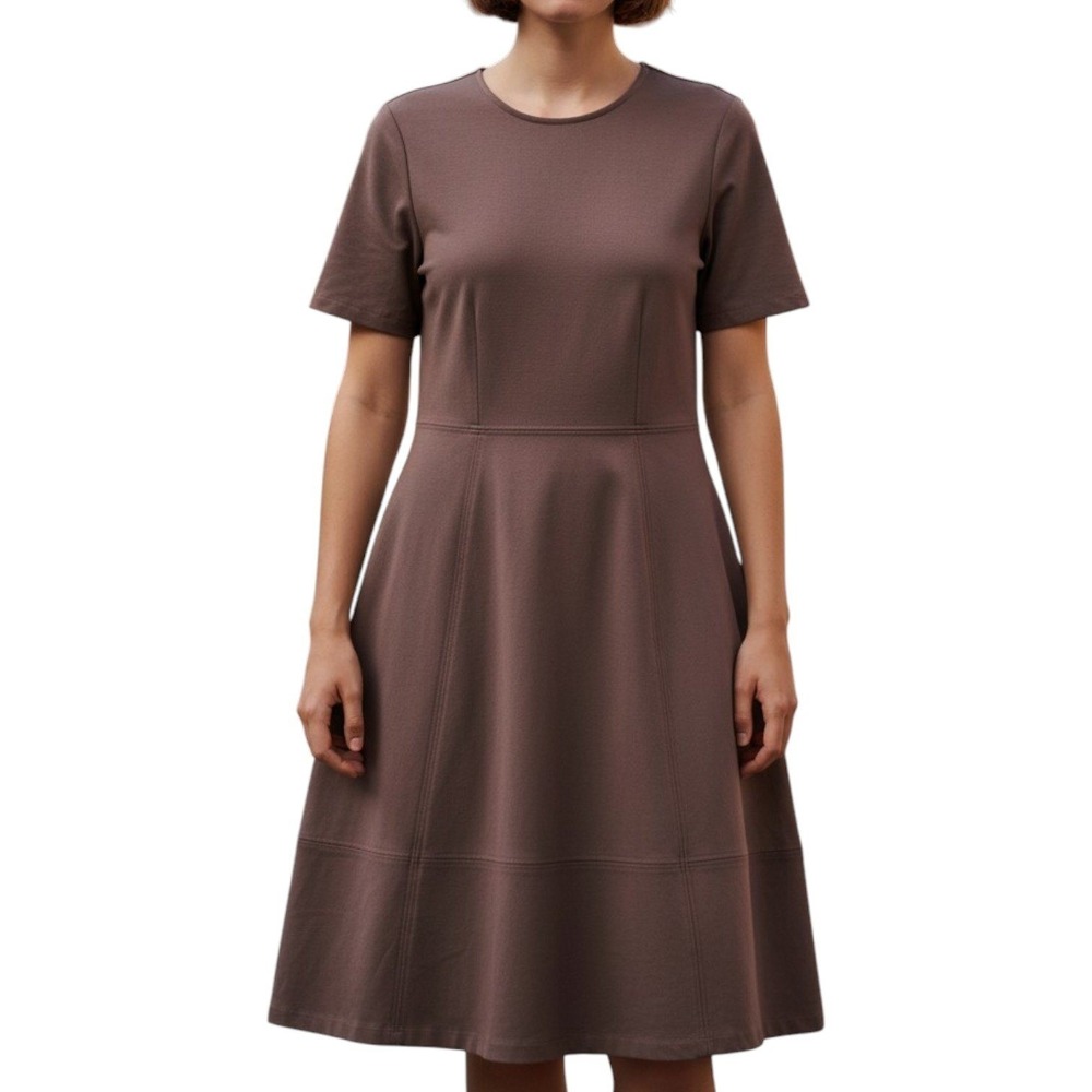 Everlane Sheath Dress Brown XL